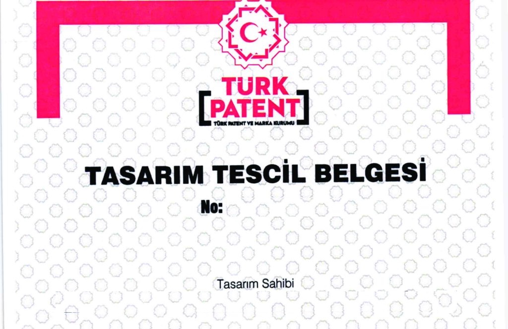 Tasarım Tescil Belgesi